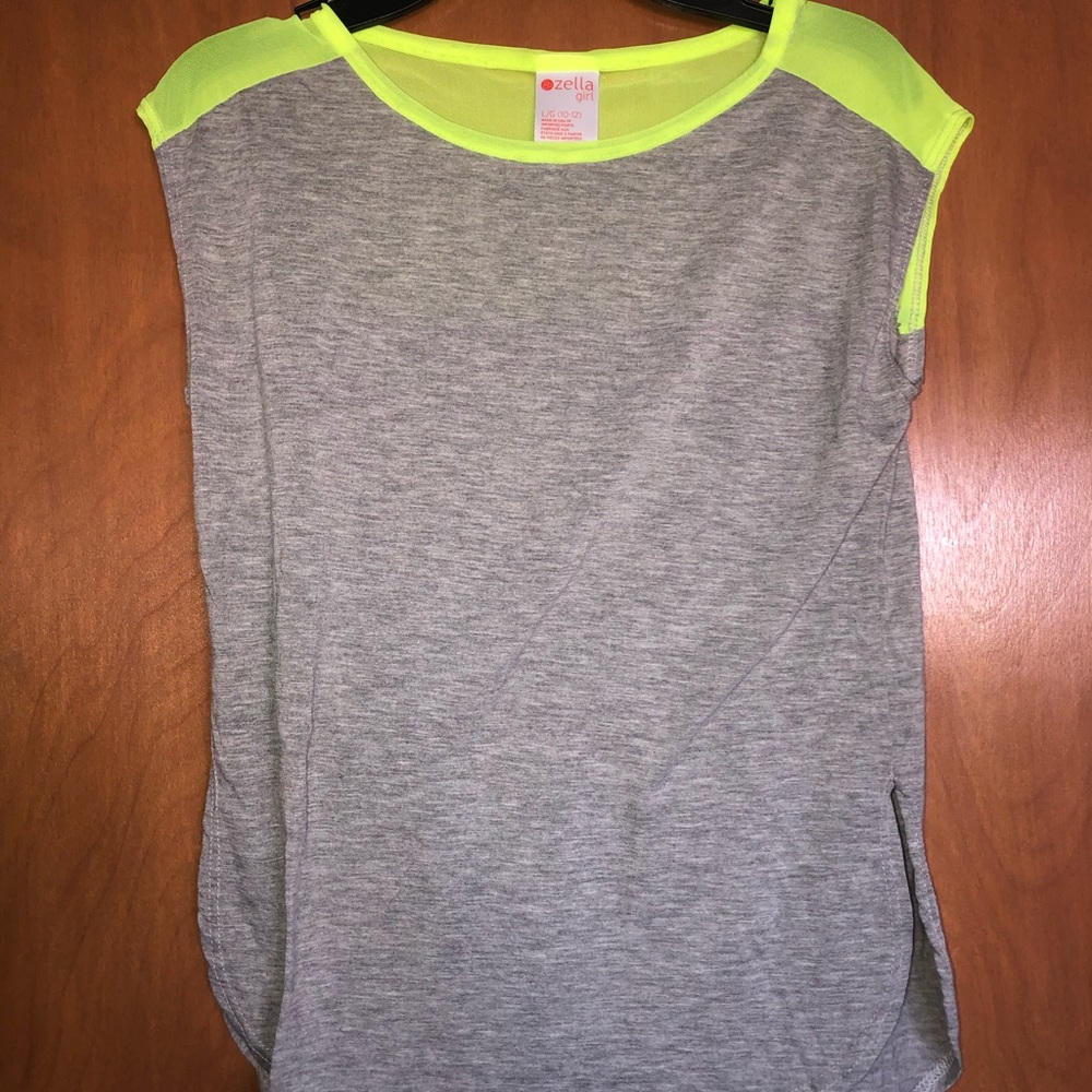 girls zella short sleeve mesh shirt